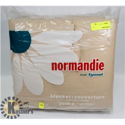 NEW DOUBLE/ QUEEN SIZE BLUE BLANKET