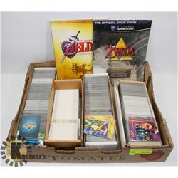 LARGE FLAT OF ASSORTED COLLECTOR CARDS INCLUDING