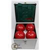 Image 1 : BOCCE BALL SET IN CASE