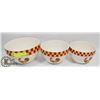 Image 1 : 3PC ROOSTER THEME DISH SET