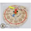 Image 1 : TODDLERS EDUCATIONAL WOODEN CLOCK