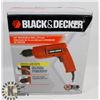 Image 1 : NEW BLACK AND DECKER 3/8 REVERSIBLE ELECTRIC DRILL