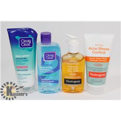 BAG OF ACNE CLEANSERS