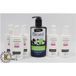 BAG OF SUNSCREEN AND CLEANSER