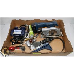 FLAT OF ASSORTED TOOLS