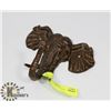 Image 1 : VINTAGE CAST IRON ELEPHANT WALL HOOK.