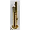 Image 1 : VINTAGE BRASS COIN COUNTER TUBES W/LOCK