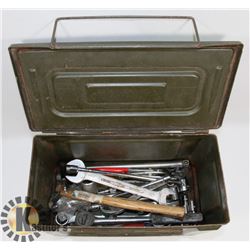 50 CAL AMMO BOX WITH TOOLS