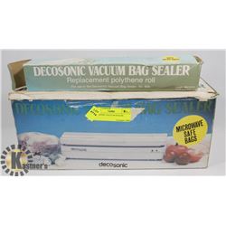 DECOSONIC VACUUM SEALER