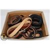 Image 1 : BOX OF 12 ASSORTED MEN'S BELTS. GENERAL,