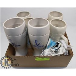 SET OF 6 STEAMWHISTLE STEINS