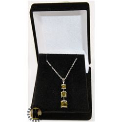 #16-CUBIC ZIRCONIA NECKLACE & PENDANT