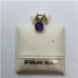 SILVER AMETHYST PENDANT