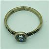 Image 3 : SILVER CUBIC ZIRCONIA MARCASITE RING