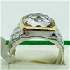 Image 2 : BRASS PINK AMETHYST MEN'S RING