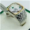 Image 3 : BRASS PINK AMETHYST MEN'S RING