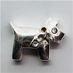 SILVER CUBIC ZIRCONIA PENDANT