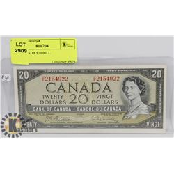 1954 CANADA $20 BILL
