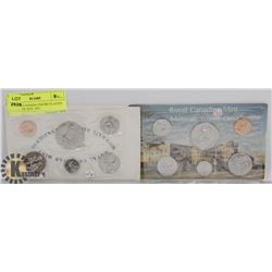 LOT OF 2 CANADA UNCIRCULATED COIN SETS 1974, 1972