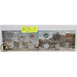 LOT OF 2 CANADA UNCIRCULATED COIN SETS 1974, 1978