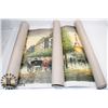 Image 1 : 2 ROLLED CANVAS ORIGINAL PAINTINGS PARIS