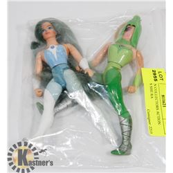 2 HEMAN COLLECTORS ACTION FIGURES SHE RA