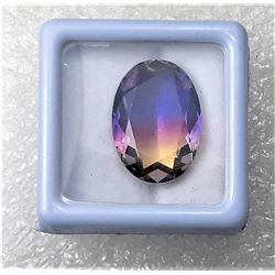 11)  NATURAL 8.5 CT BI-COLORED TOUMALINE