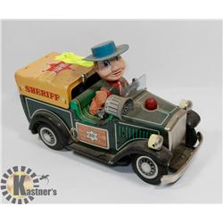 VINTAGE SHERIFF CAR TOY