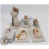 Image 1 : LOT OF WILLOW TREE FIGURES INCL "MOTHER AND CHILD"