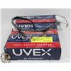 Image 1 : THREE UVEX BY HONEYWELL SAFETY GLASSES