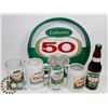 Image 1 : VINTAGE LABATT'S 50 BEER COLLECTIBLES INCLUDING