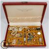 Image 1 : JEWELLERY BOX WITH CONTENTS .925 STERLING, AVON