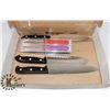 Image 1 : 3 PIECE HENCKLES KNIFE SET AND PC 4 PIECE PARING