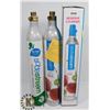 Image 1 : SODA STREAM REPLACEMENT CARTRIDGES 2 NEW 1 EMPTY