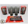Image 1 : SET OF COLLECTIBLE MCDONALD'S COKE GLASSES WITH