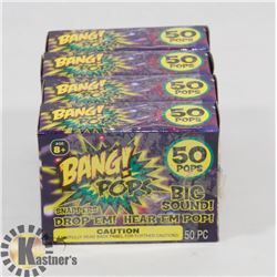 4 NEW BOX'S BANG! POPS / 50 PER / DROP EM OR THROW