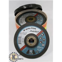 NEW WALTER GRINDING DISC 10CT  STAINLESS/