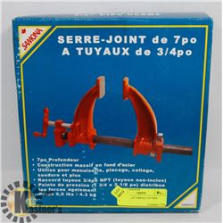 NEW 7" DEEP THROAT 3/4" PIPE CLAMP