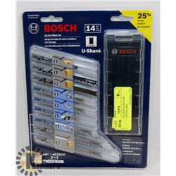 NEW 14 PIECE BOSCH JIG SAW BLADE SET WITH CASE