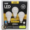 Image 1 : NEW LED 100 WATT REPLACEMENT DIMMABLE BULBS 1600