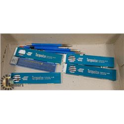 4 STAEDLTER DRAFTING PENCILS WITH VARIOUS LEADS