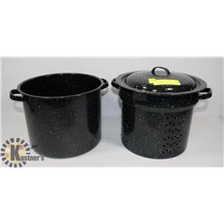 STOCKPOT WITH STEAMER/ BOILER INSERT