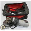 Image 1 : TOOL BAG WITH ANGLE GRINDER / ROAD KIT.