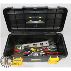 TOOL BOX WITH ASSORTED TOOLS
