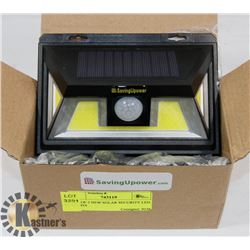 LOT OF 2 NEW SOLAR SECURITY LED LIGHTS