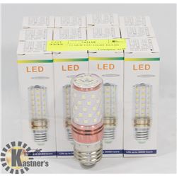 LOT OF 12 NEW LED LIGHT BULBS - 6000K
