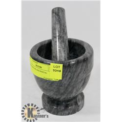 GREY MOTAR AND PESTLE