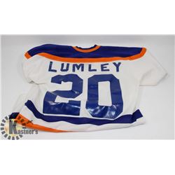 OILERS DAVE LUMLEY JERSEY