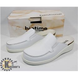 BIOTIME WHITE LEATHER SZ 9-9.5