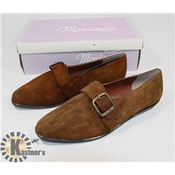 MONIQUES MID BROWN SZ 8